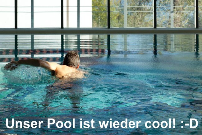 Pool im Ringhotel Strandblick Pool im Hotel