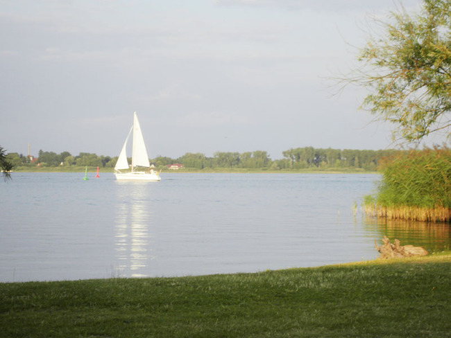 Segelboot auf der Müritz Segelboot