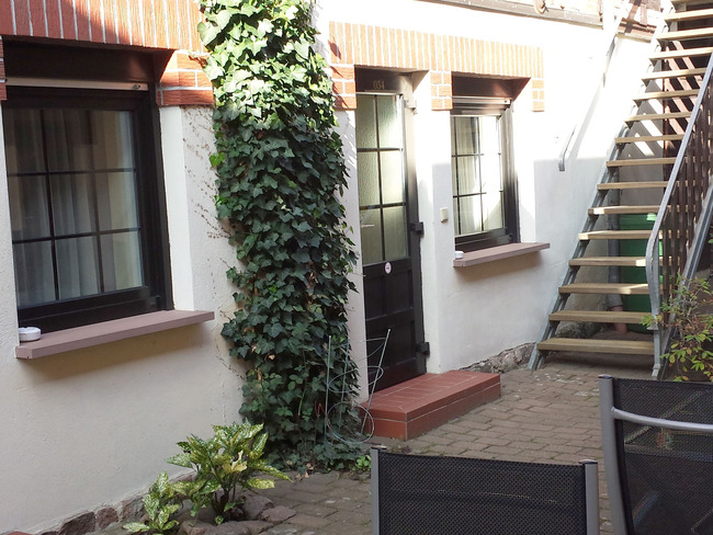Innenhof mit Treppe