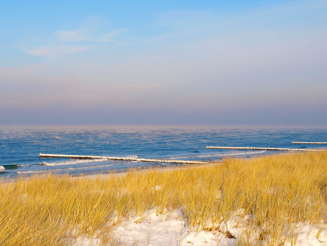 Winter an der Ostsee Winter - Dünen, Strand