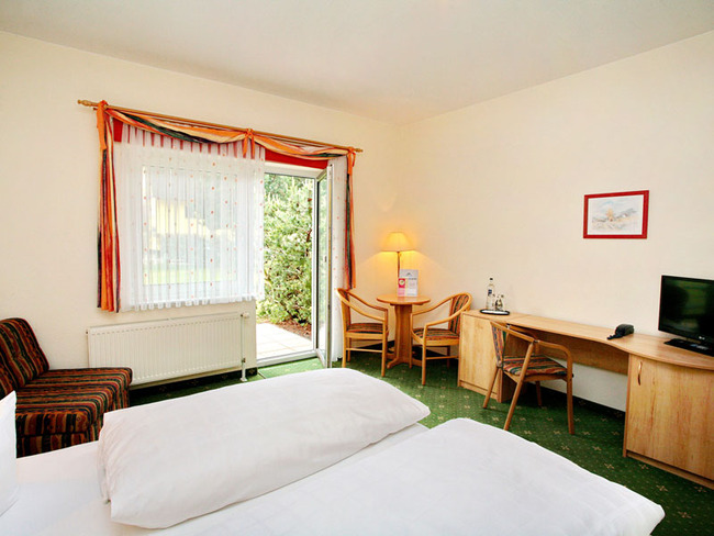 Zimmer mit Terrasse im Grünen Zimmer mit Terrasse