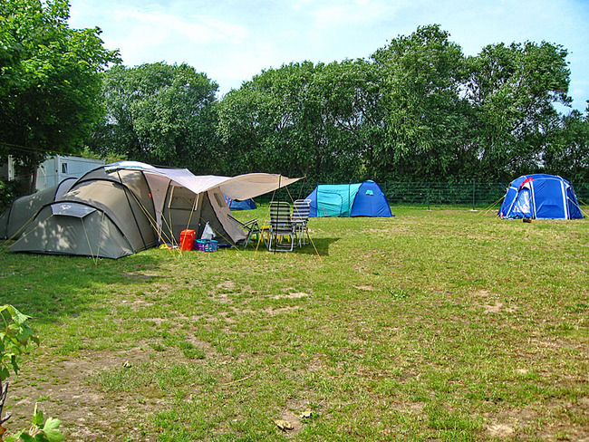 Stellplätze für Zelte