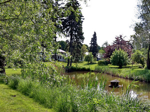 unser großer Park mit Teich unser großer Park mit Teich