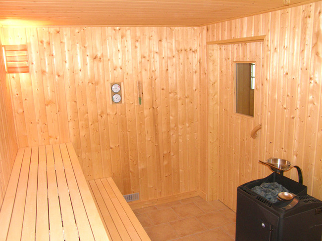 Sauna in der Ferienanlage