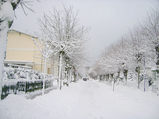 winterliche Straße 