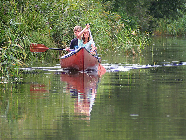 Wasserwandern mit dem Kanu