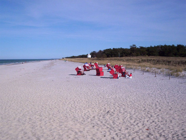 Ostseestrand mit Strandkörben