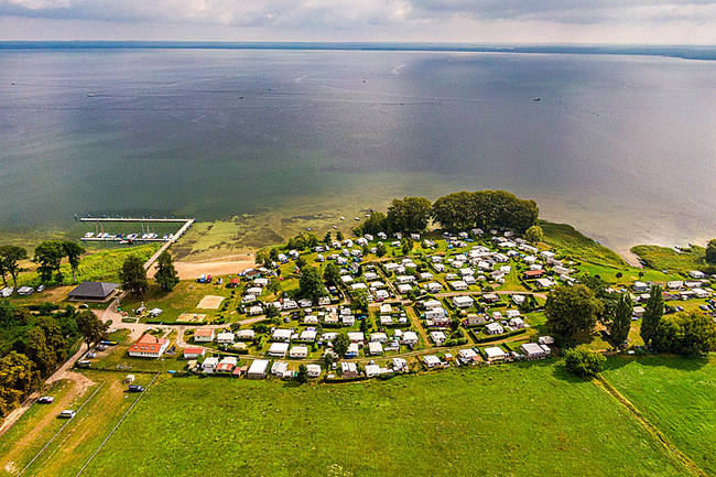 Luftbild vom Campingplatz
