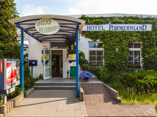 Hotel Pommernland - Eingang
