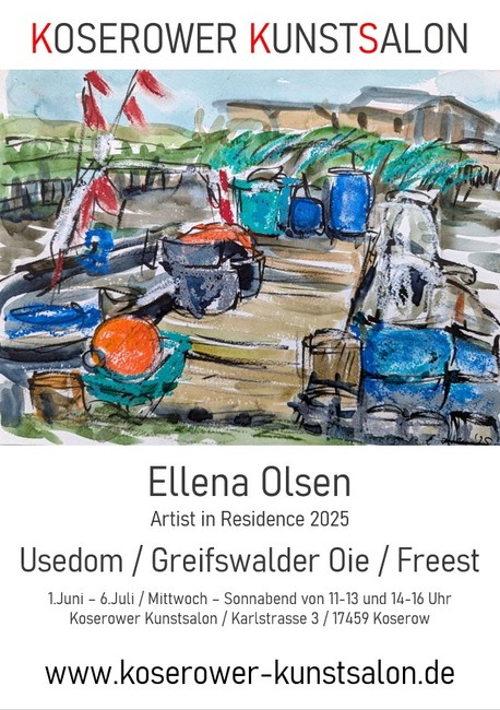 Ellena Olsen - Artist in Residence 2025 - Usedom / Greifswalder Oie / Freest
