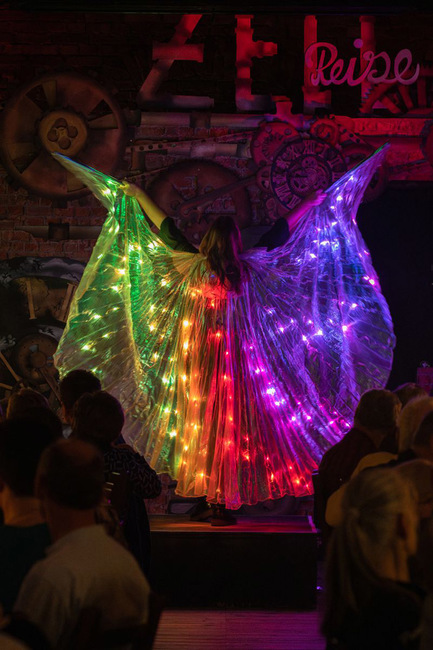 Lightshow in der Erlebnisgastronomie