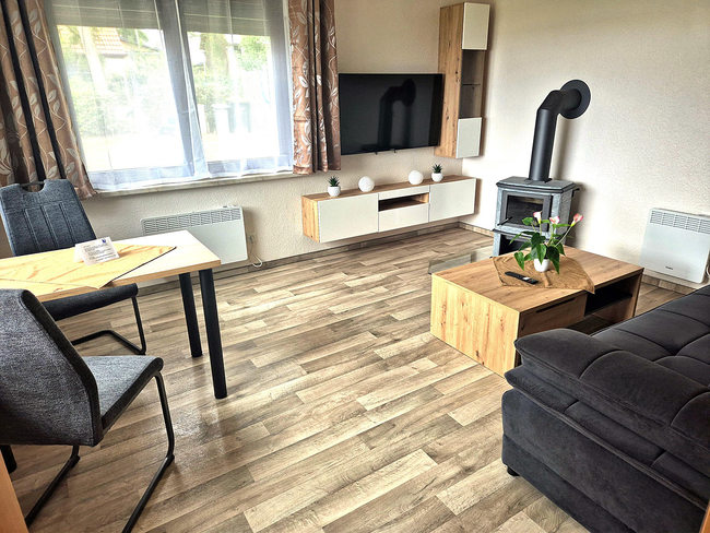 Wohnzimmer im FH Kaminhaus