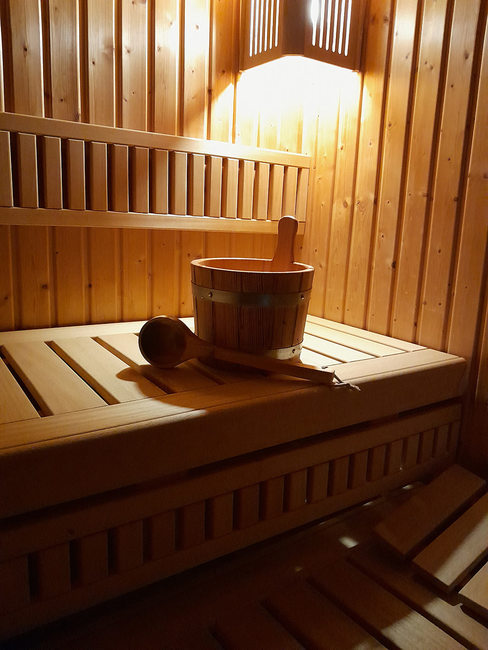 Sauna in der Ferienanlage