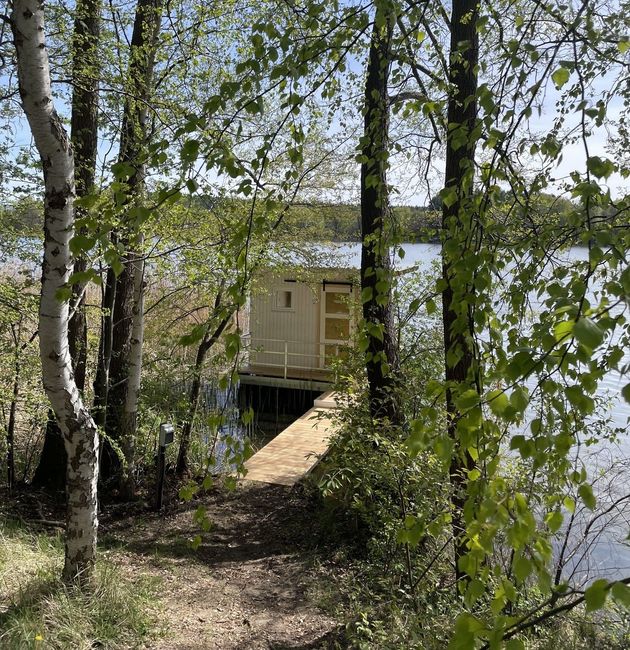 Hütte auf dem Wasser