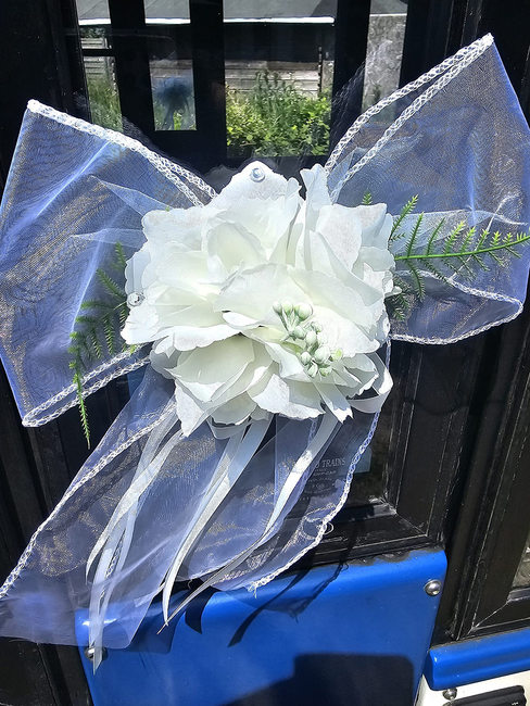 Hochzeitsblume an der Bahn
